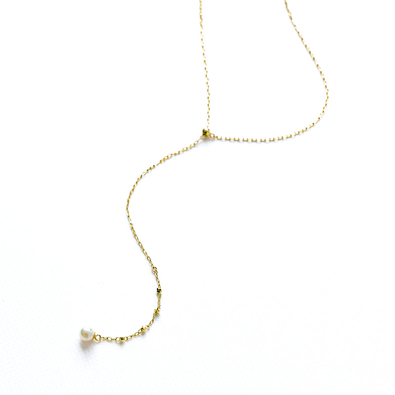 K10 Pearl Drop Necklace