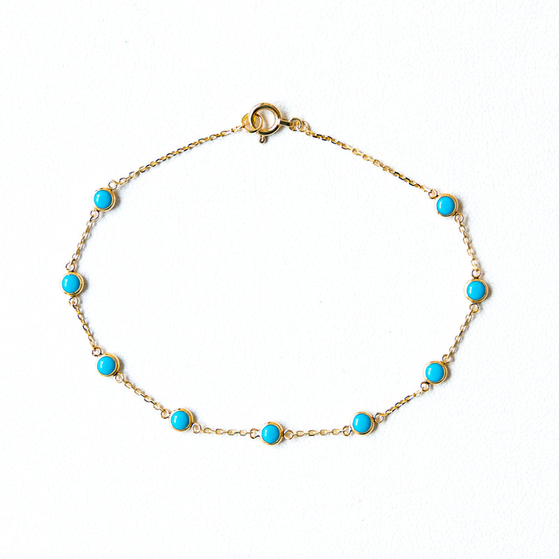 K10 Turquoise Planet Bracelet