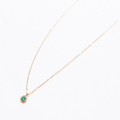 K10 Emerald Cluster Necklace