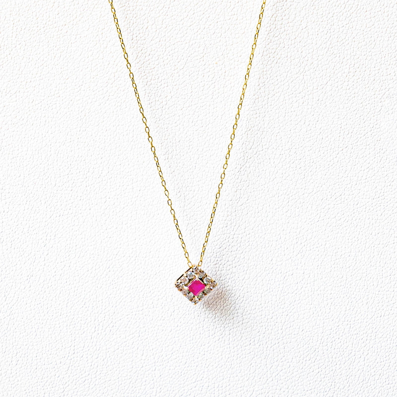 K10 Princess Ruby Necklace