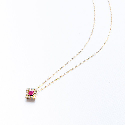 K10 Princess Ruby Necklace