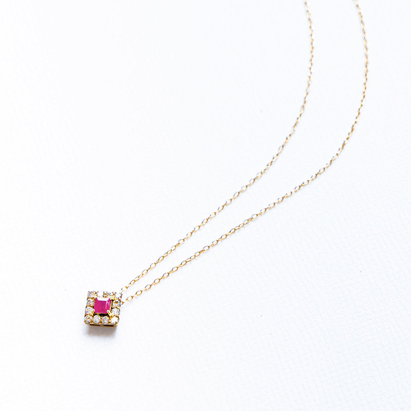 K10 Princess Ruby Necklace