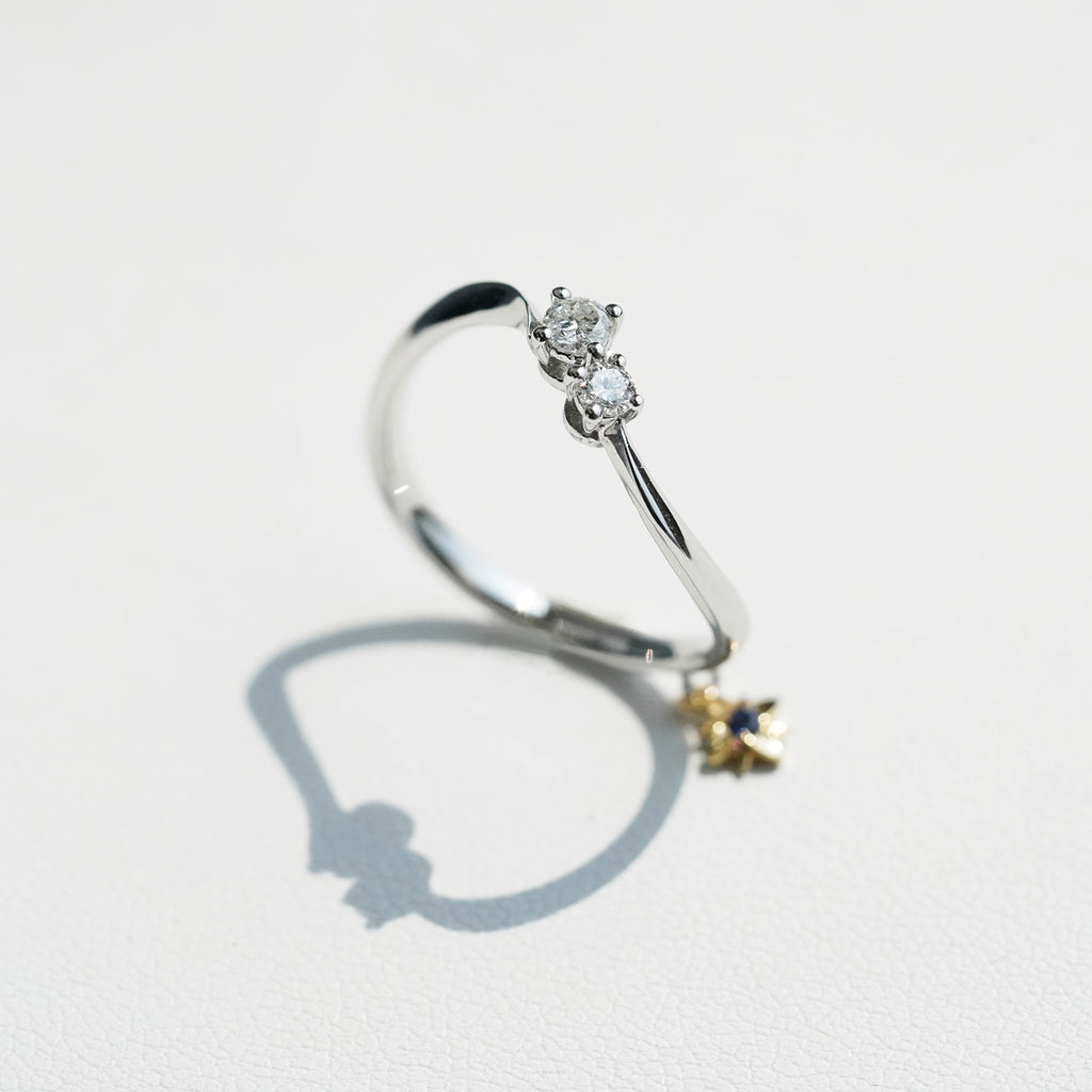 rings, diamond rings, リング, jebbie, ジェビー, ジェビージュエリー, futago, Japan jewellery, anniversary, 記念日, ダイヤモンドリング,  futago bridal, Marriage rings, wedding rings, マリッジリング, ブライダル, bridal, 結婚指輪，婚戒，日本對戒, necklace, earrings, ネックレス, イヤリング, 