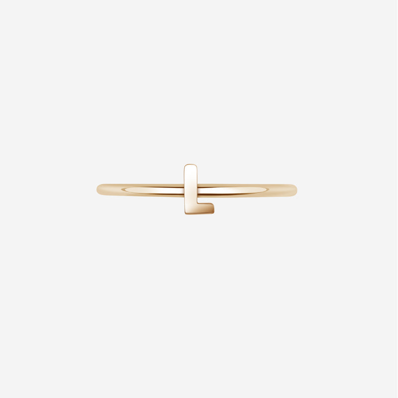 "L" Alphabet Ring