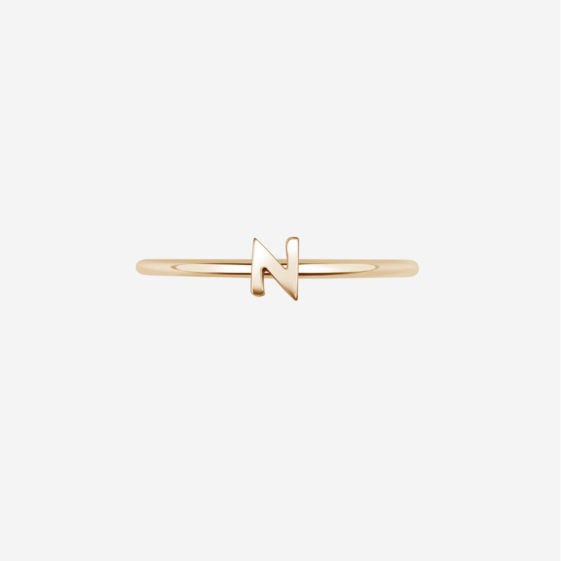 "N" Alphabet Ring