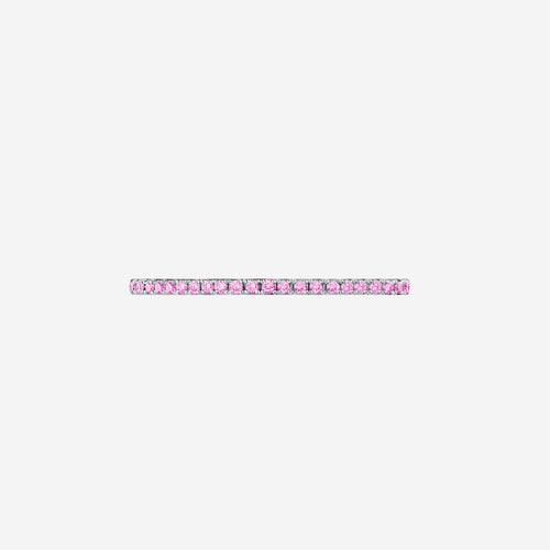 Pink Sapphire Garden Band 1mm