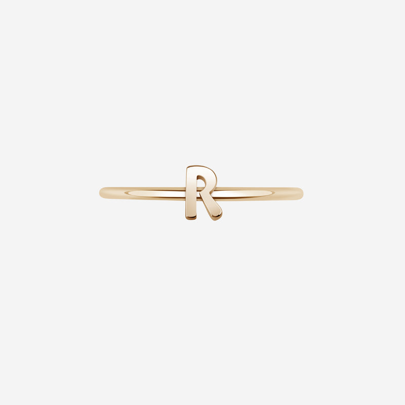 "R" Alphabet Ring