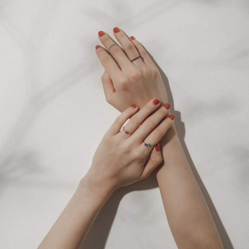 Victoria Green Gaze Ring